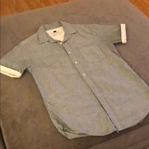 Top man short sleeve button down